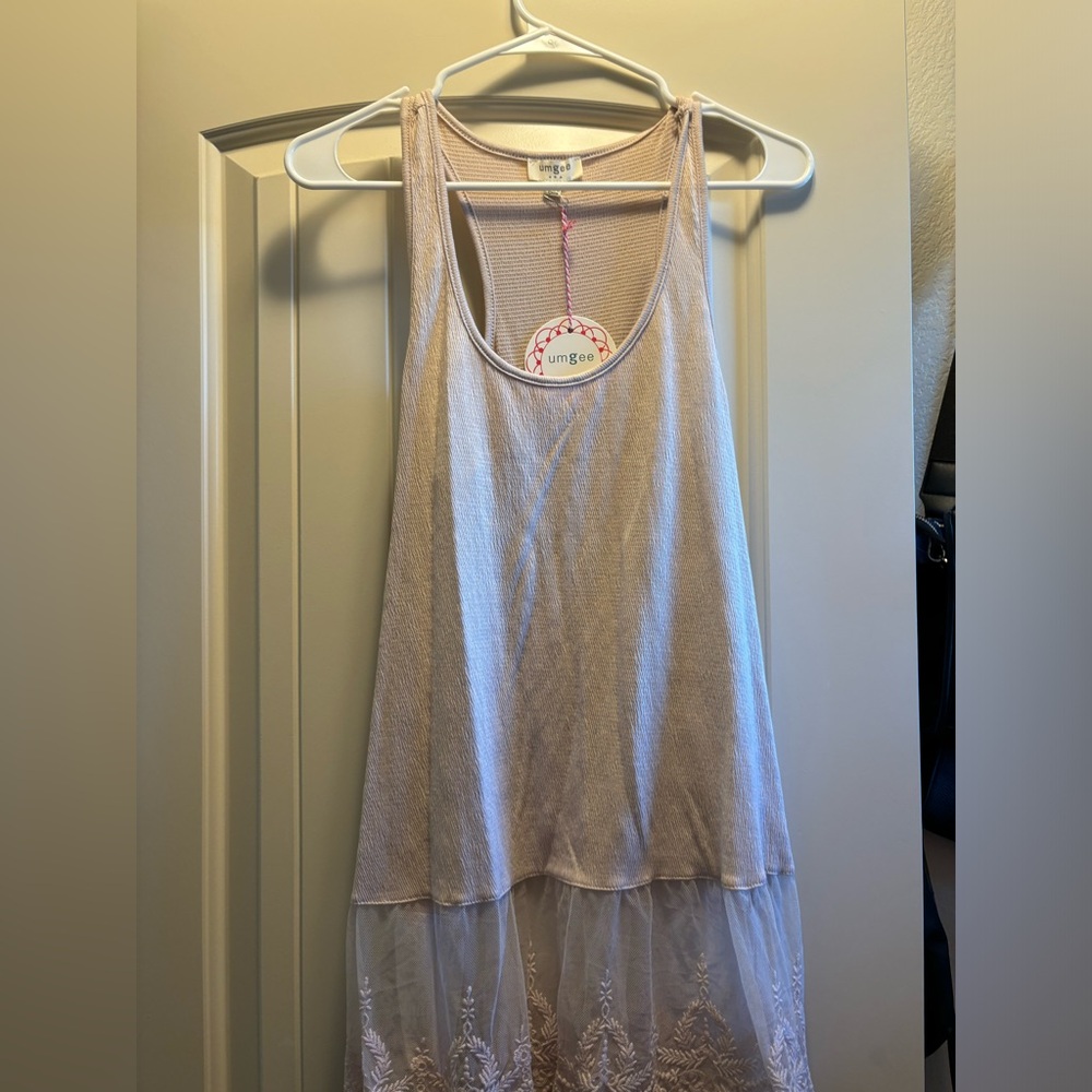Coral/Pink “Umgee” from Boutique, Tank Top with cute bottom